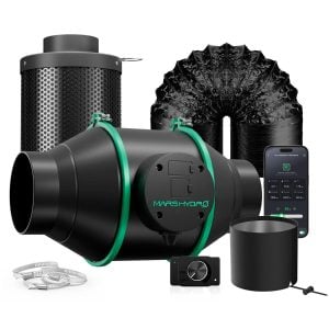 Mars Hydro 4 inç iFresh karbon filtre ve inline fan havalandırma seti