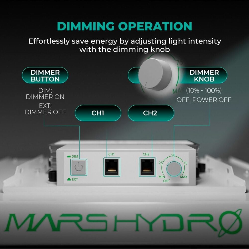 mars_hydro_ts3000_dimmer - Botanik Led