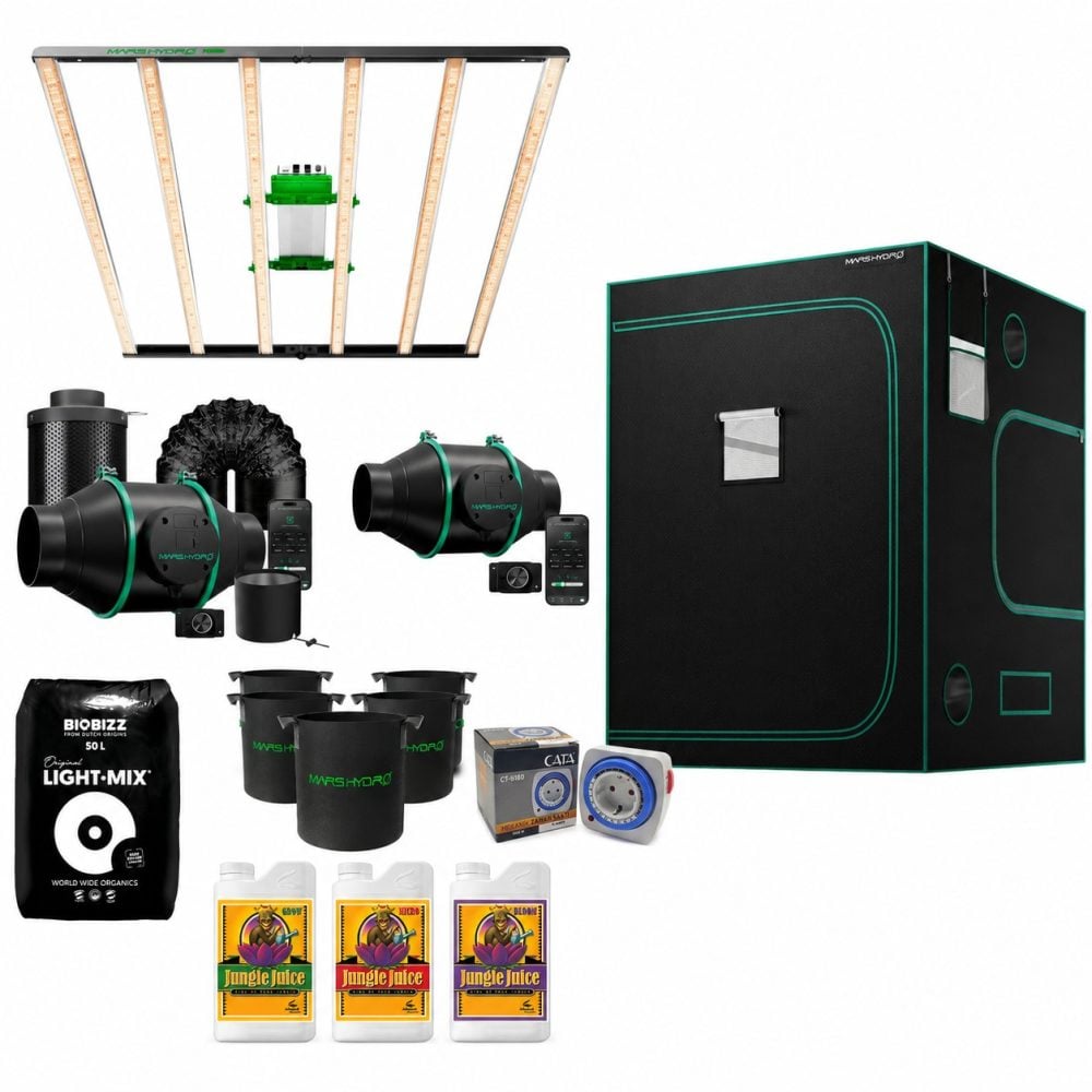 Mars Hydro FC6500 Evo Bitki Yetiştirme Seti - BioBizz ve Jungle Juice Hediyeli - Botanik Led Mars Hydro FC6500 Evo bitki yetiştirme seti BioBizz Light Mix toprak ve Jungle Juice Grow Micro Bloom bitki besinleri hediyeli