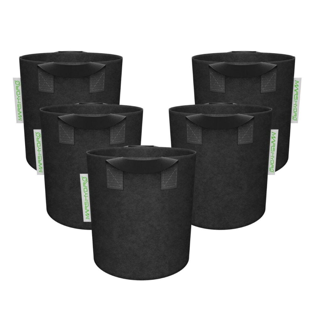 Mars Hydro 19L Kumaş Saksı - Botanik Led Mars Hydro 19L kumaş saksı, hava geçirgenli grow pot.