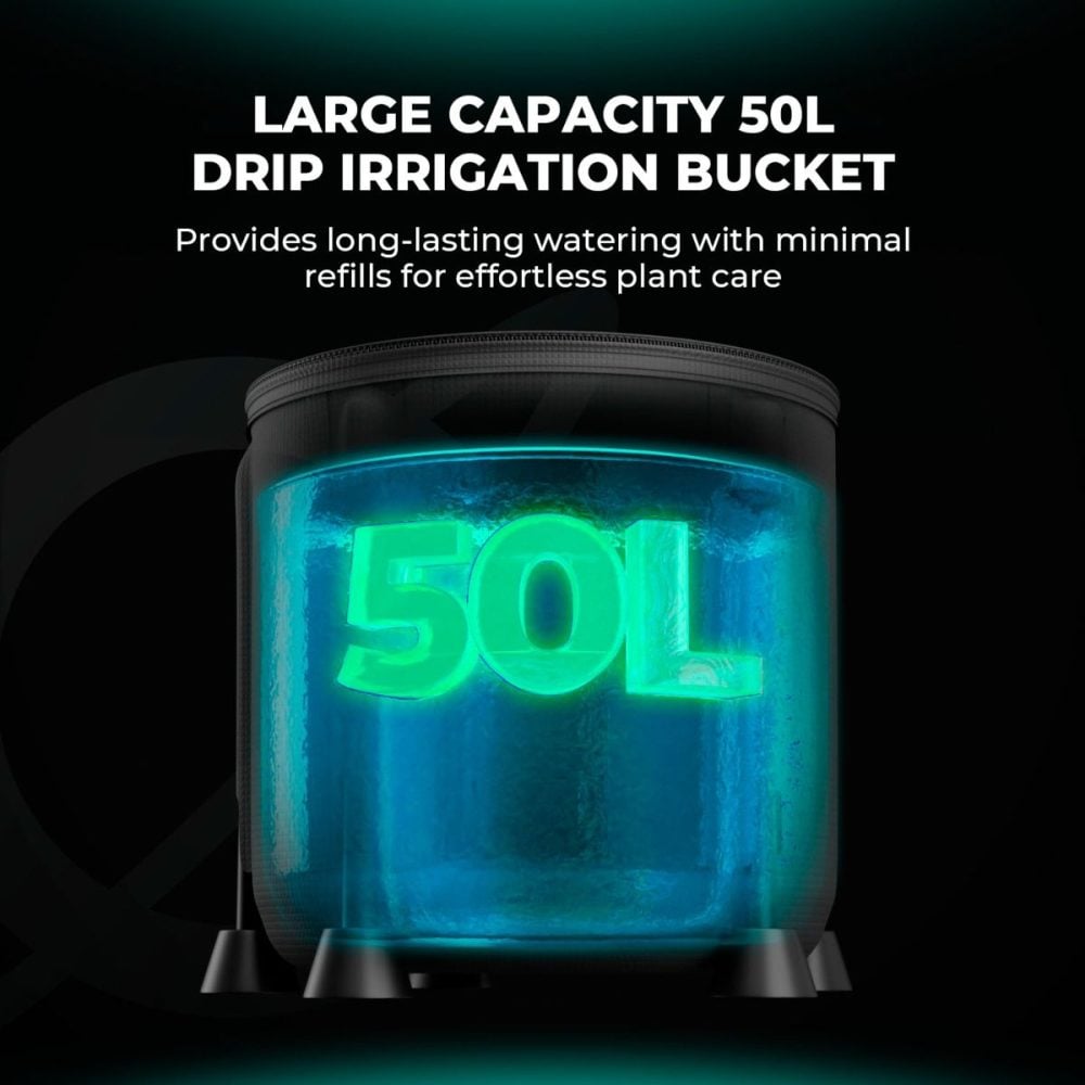 Mars Hydro 50L katlanabilir sulama tankı otomatik damlama sulama sistemi için büyük kapasiteli su deposu